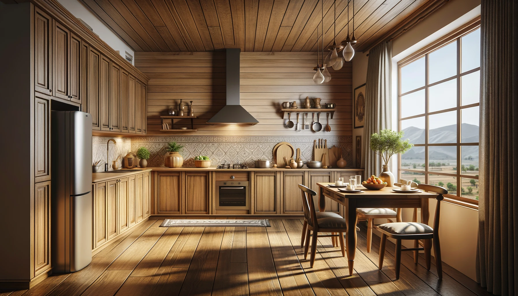 Homage to Rustic Elegance in Traditional Kitchen Space | Material Depot