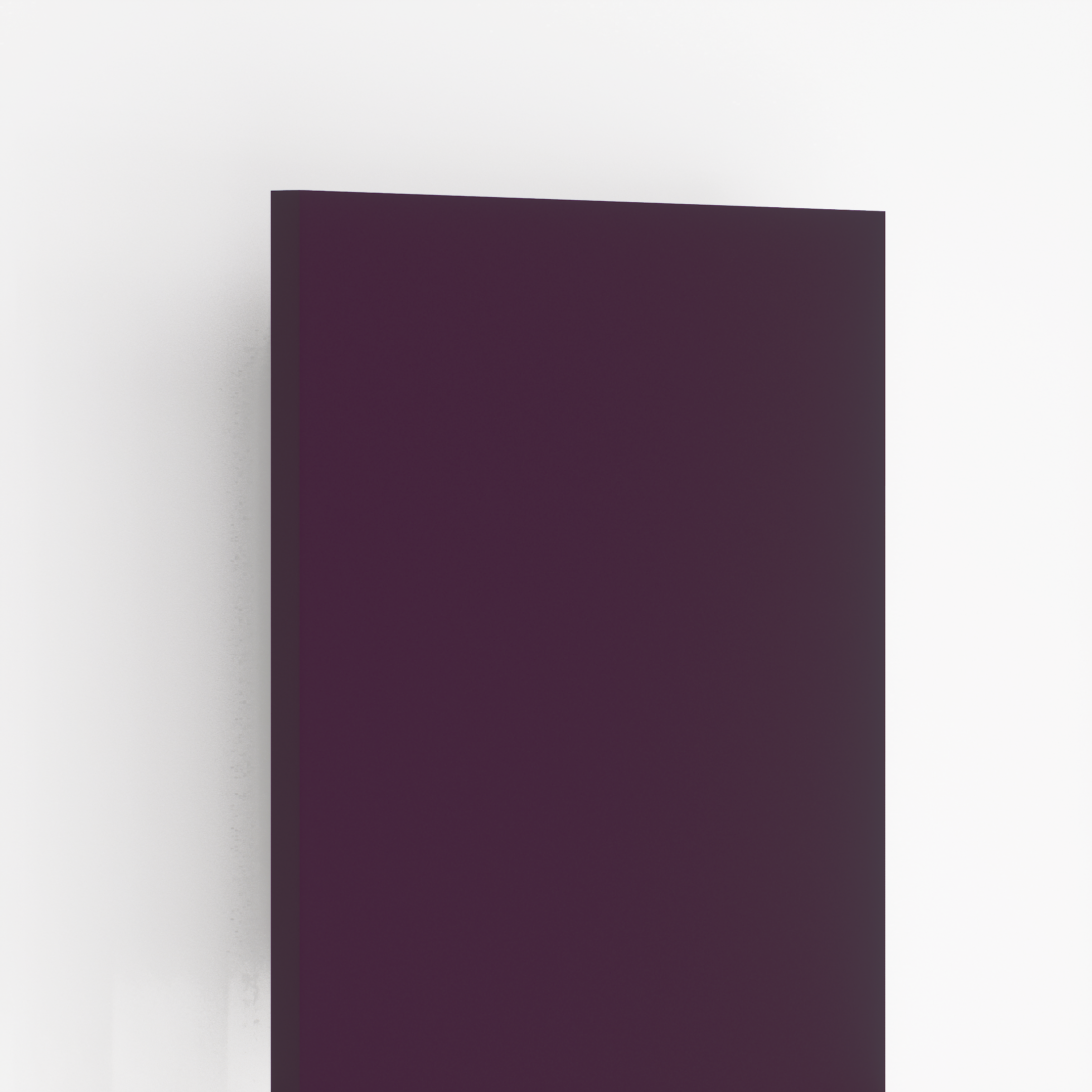 Closeup image of 1159 Purple Dye Gpro+ 8 ft x 4 ft GlossPro+ Laminate - 1.2 mm in an isometric setup | Material Depot