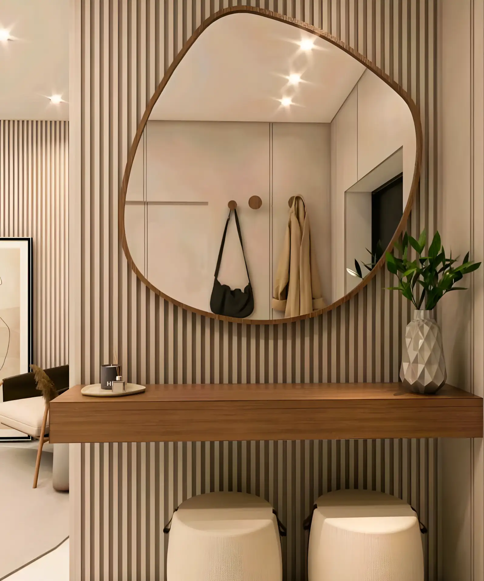 Luxury Bathroom With Decorative Wooden Vanity | Material Depot