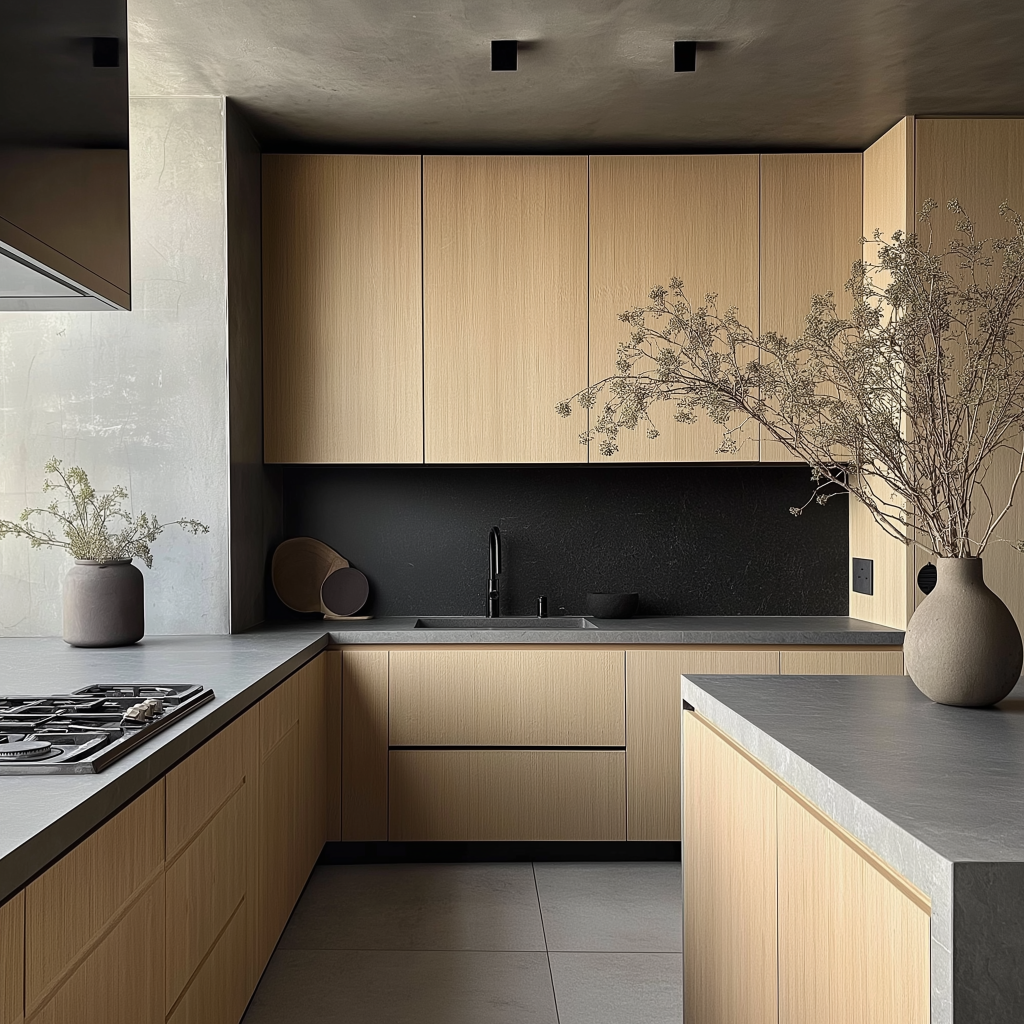 Minimalist and Contemporary Kitchen Style with Subdued Tones and Sophisticated Fixtures | Material Depot