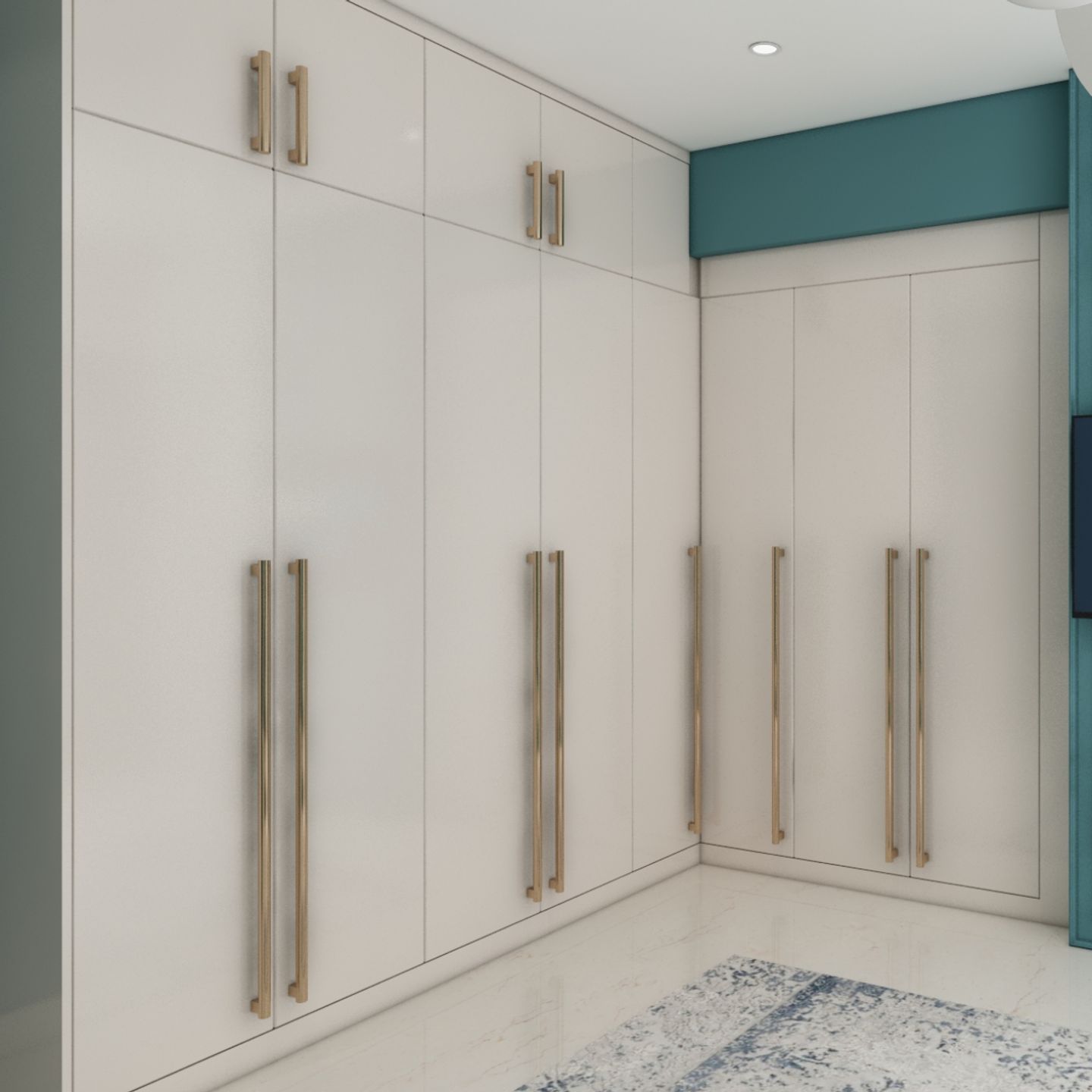 Contemporary Walk-In Wardrobe