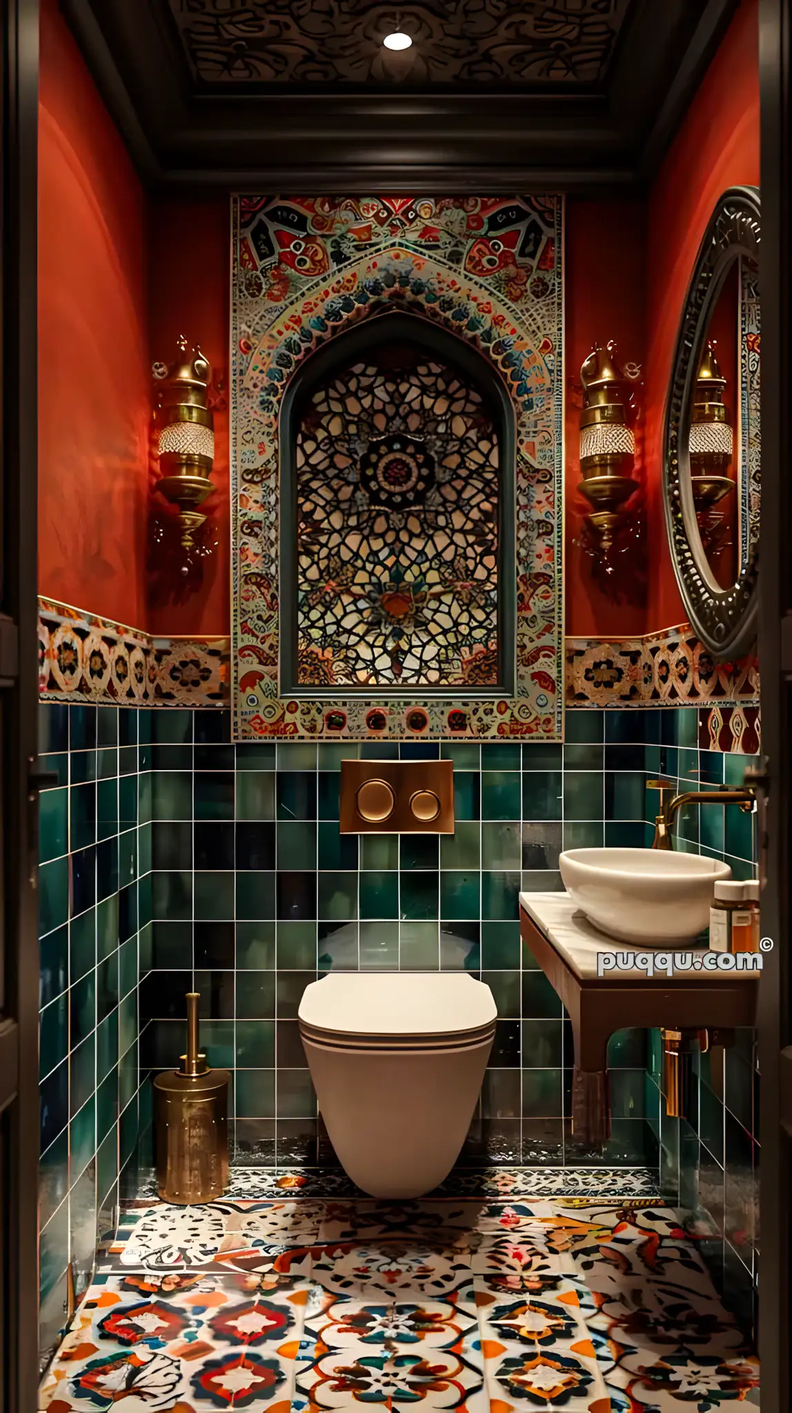 Opulent Moroccan-Inspired Bathroom Retreat | Material Depot