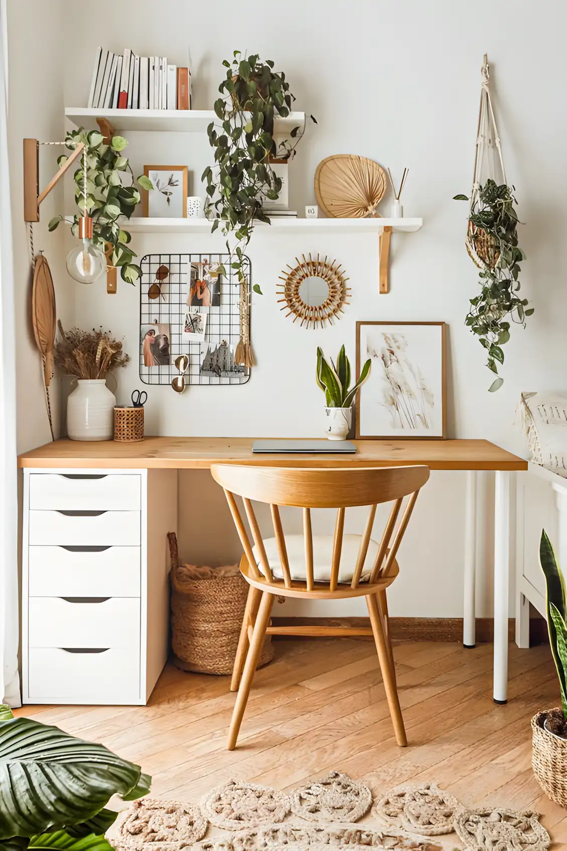 Scandi-Boho Workspace Sanctuary | Material Depot