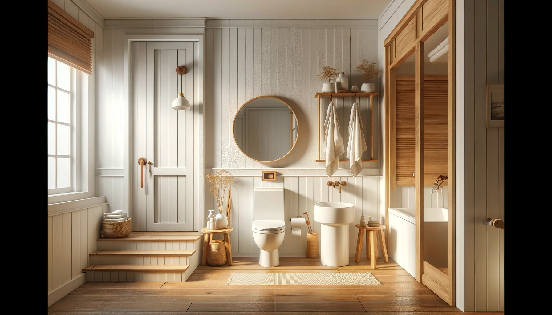 Traditional Bathroom Blends Timelessness with Rustic and Serene Design | Material Depot