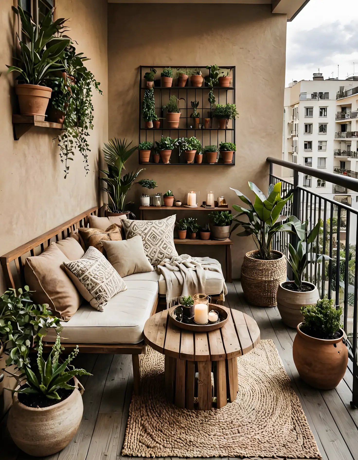 Urban Oasis: A Tranquil Balcony Garden | Material Depot