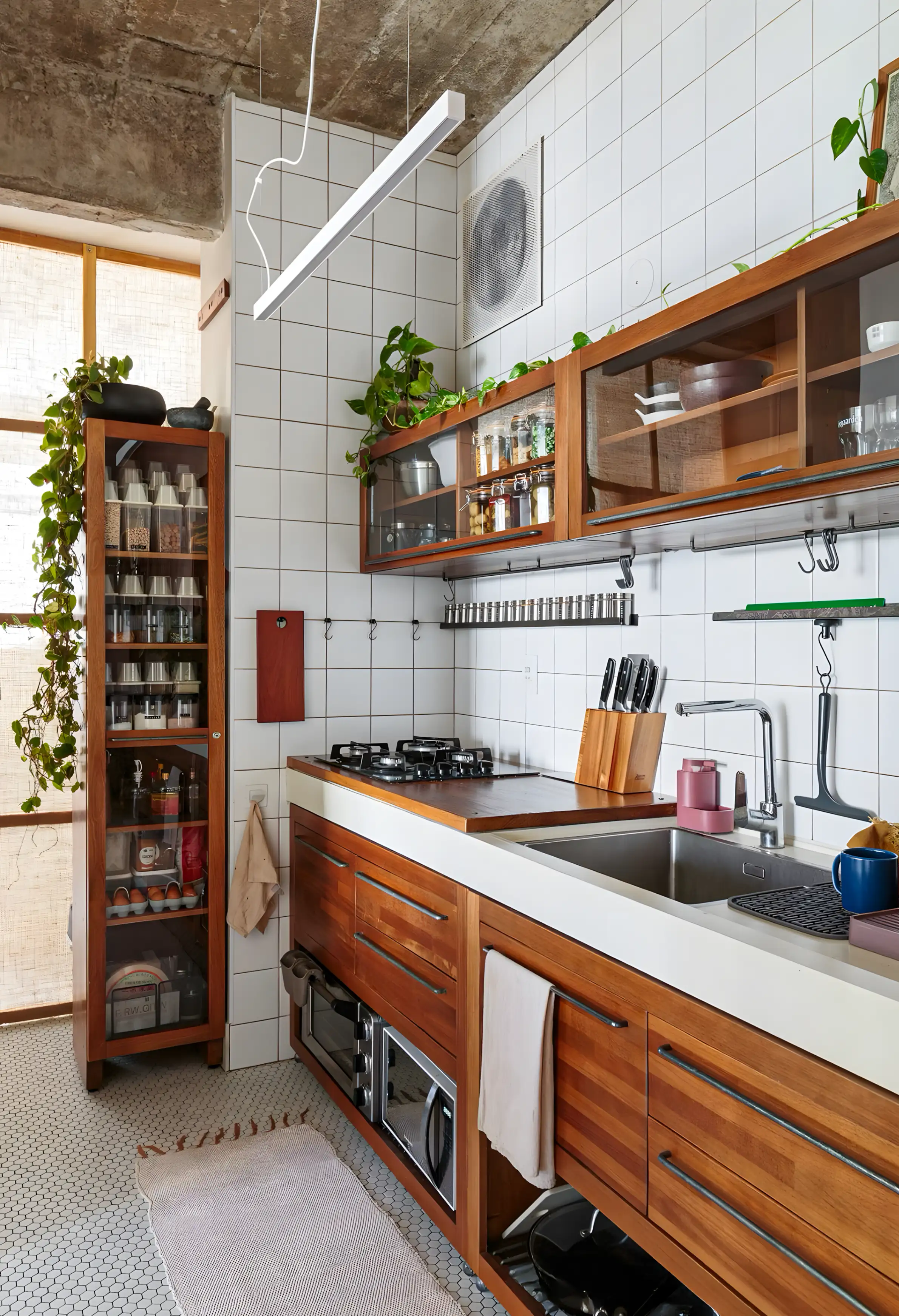 Warm Wooden Kitchen with Modern Accents | Material Depot