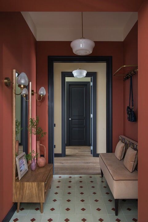 Warmly Inviting Entryway with Rich Terra Cotta Tones | Material Depot