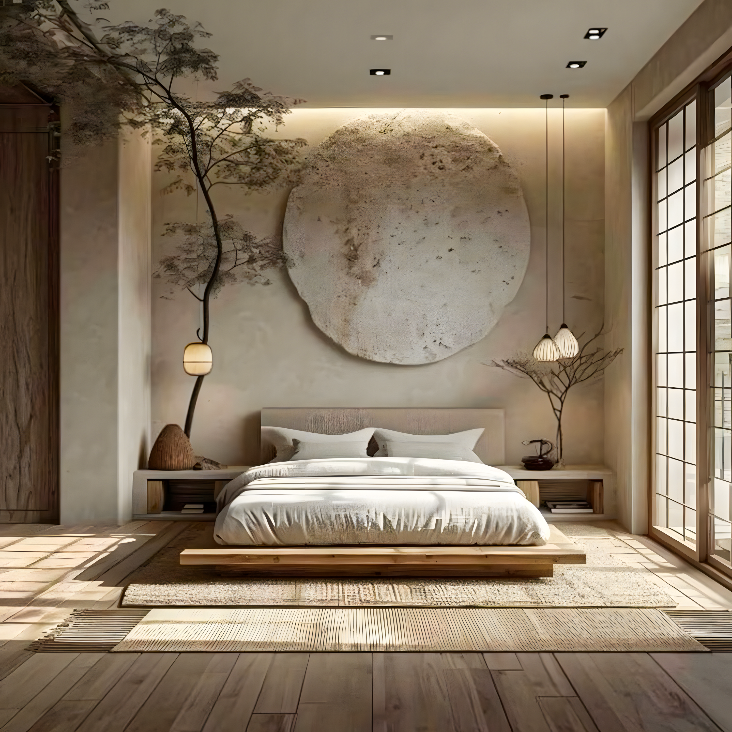 Zen Serenity: A Harmonious Bedroom Retreat | Material Depot